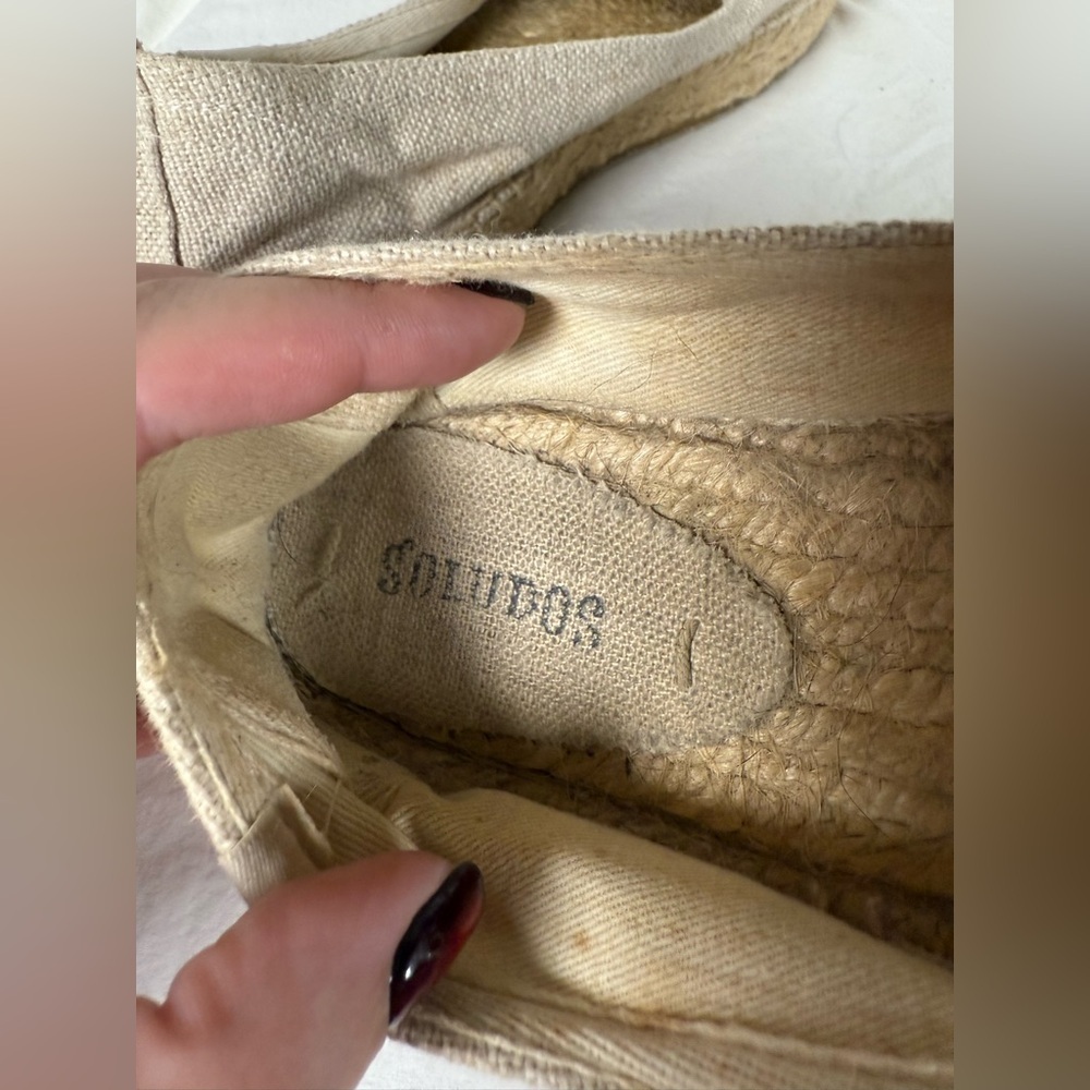 Soludos Embroidered Canvas Aperol Spritz Espadrille Flats 8 - Picture 8 of 11